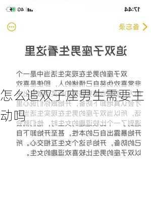 怎么追双子座男生需要主动吗-第3张图片-滋味星座网