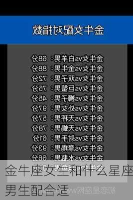金牛座女生和什么星座男生配合适-第1张图片-滋味星座网