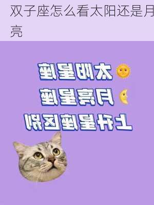 双子座怎么看太阳还是月亮