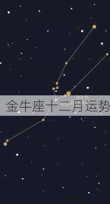 金牛座十二月运势-第3张图片-滋味星座网