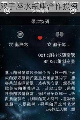 双子座水瓶座合作投资-第2张图片-滋味星座网