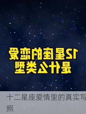 十二星座爱情里的真实写照-第3张图片-滋味星座网