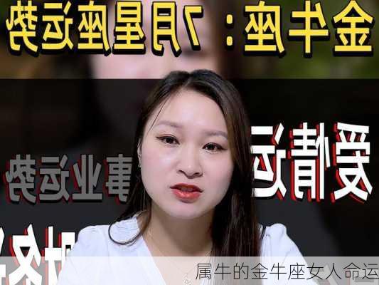 属牛的金牛座女人命运-第3张图片-滋味星座网