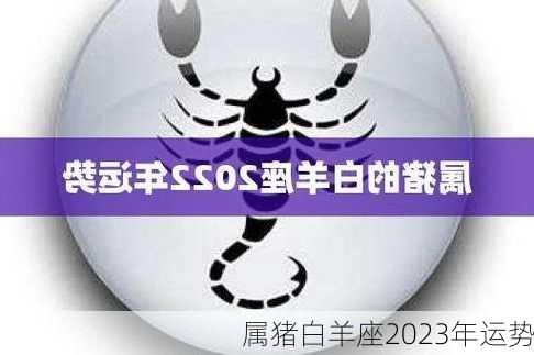 属猪白羊座2023年运势-第2张图片-滋味星座网