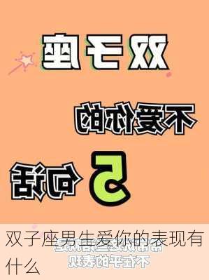 双子座男生爱你的表现有什么-第3张图片-滋味星座网