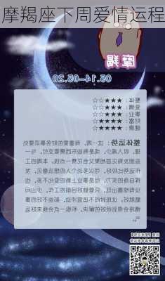 摩羯座下周爱情运程-第3张图片-滋味星座网