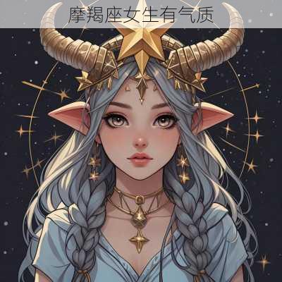 摩羯座女生有气质-第3张图片-滋味星座网