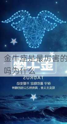 金牛座是最厉害的吗为什么-第2张图片-滋味星座网