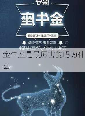 金牛座是最厉害的吗为什么-第3张图片-滋味星座网