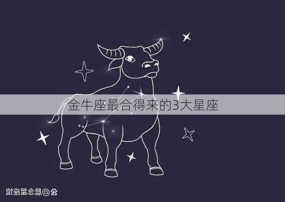 金牛座最合得来的3大星座-第1张图片-滋味星座网