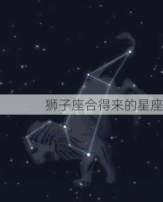 狮子座合得来的星座