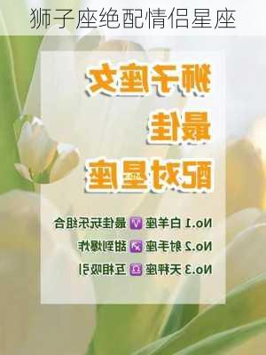 狮子座绝配情侣星座-第3张图片-滋味星座网