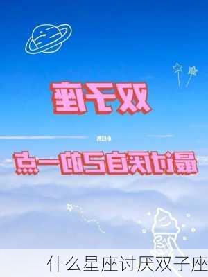 什么星座讨厌双子座-第3张图片-滋味星座网