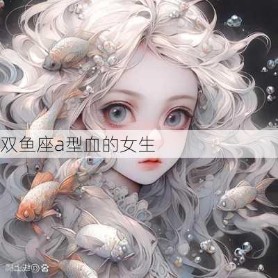 双鱼座a型血的女生-第2张图片-滋味星座网