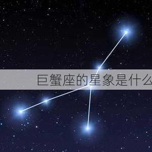 巨蟹座的星象是什么-第2张图片-滋味星座网