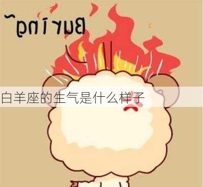 白羊座的生气是什么样子