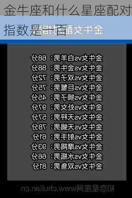 金牛座和什么星座配对指数是一百-第3张图片-滋味星座网