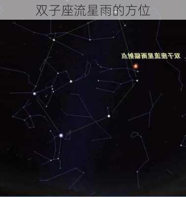 双子座流星雨的方位-第2张图片-滋味星座网