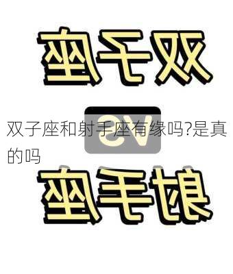 双子座和射手座有缘吗?是真的吗