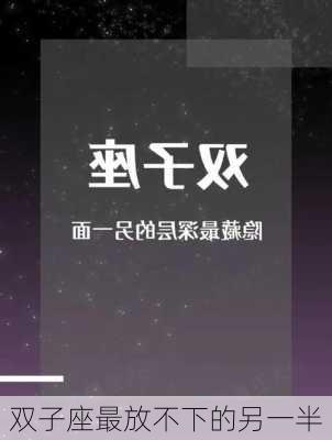 双子座最放不下的另一半-第3张图片-滋味星座网