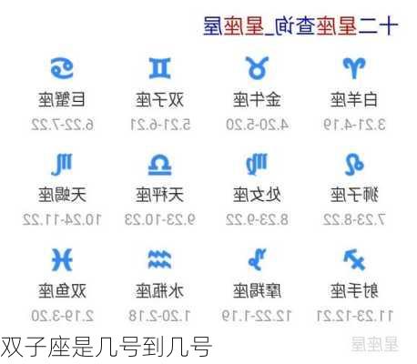 双子座是几号到几号-第2张图片-滋味星座网