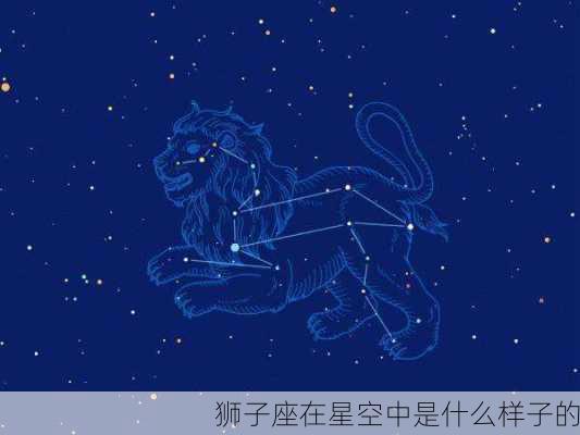 狮子座在星空中是什么样子的-第2张图片-滋味星座网