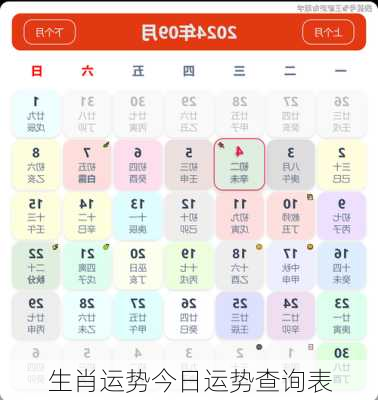 生肖运势今日运势查询表-第2张图片-滋味星座网