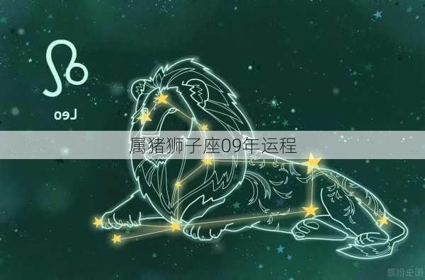 属猪狮子座09年运程-第3张图片-滋味星座网