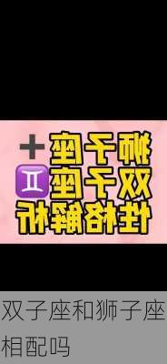 双子座和狮子座相配吗-第2张图片-滋味星座网