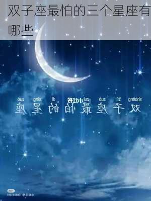 双子座最怕的三个星座有哪些-第3张图片-滋味星座网