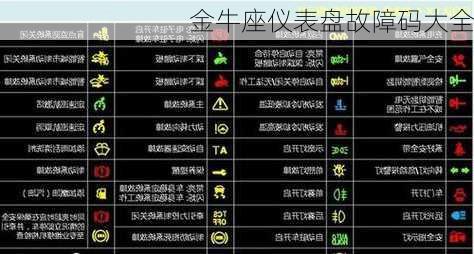 金牛座仪表盘故障码大全-第2张图片-滋味星座网