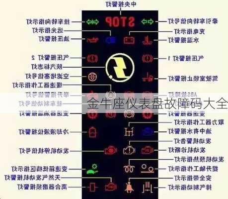 金牛座仪表盘故障码大全-第3张图片-滋味星座网