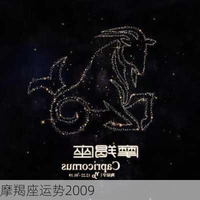 摩羯座运势2009-第2张图片-滋味星座网