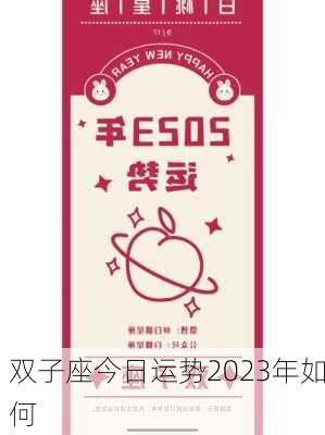 双子座今日运势2023年如何-第2张图片-滋味星座网