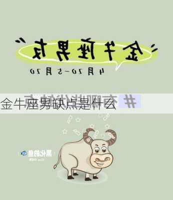 金牛座男缺点是什么-第3张图片-滋味星座网