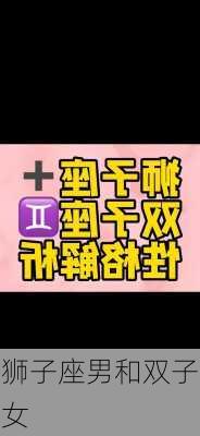 狮子座男和双子女-第2张图片-滋味星座网